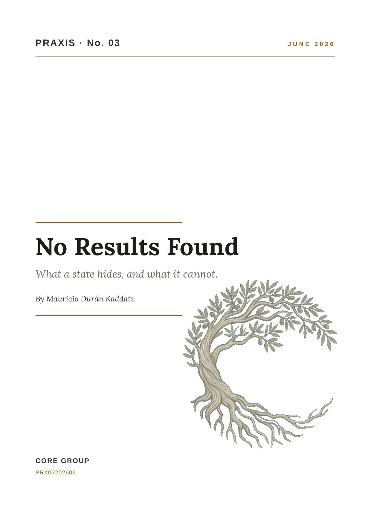 No Results Found