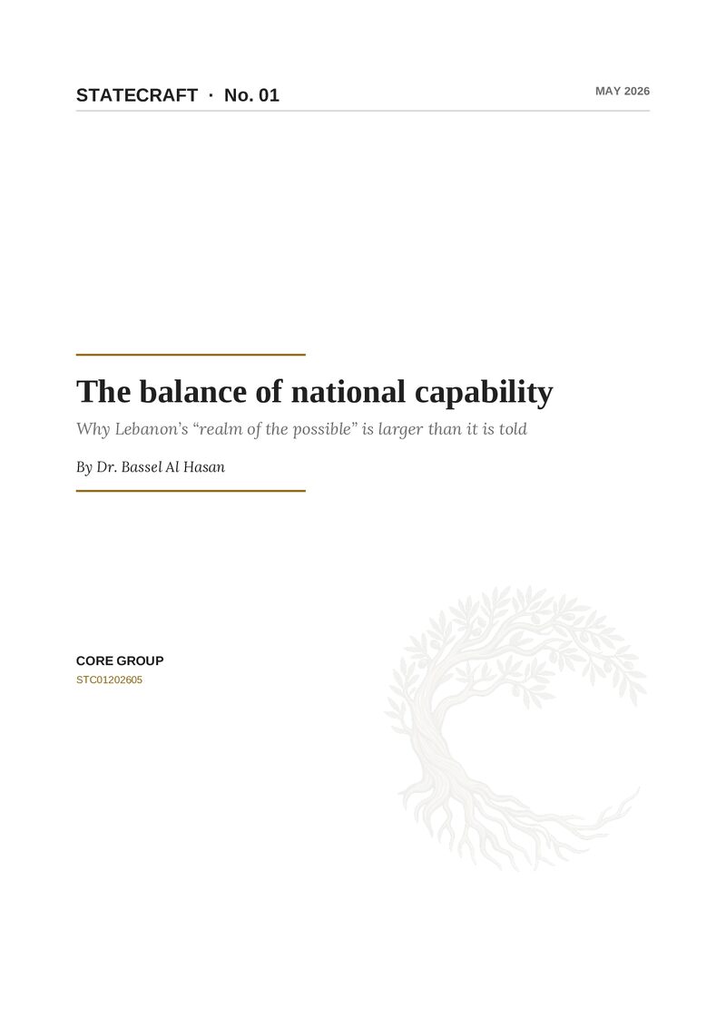 The balance of national capability